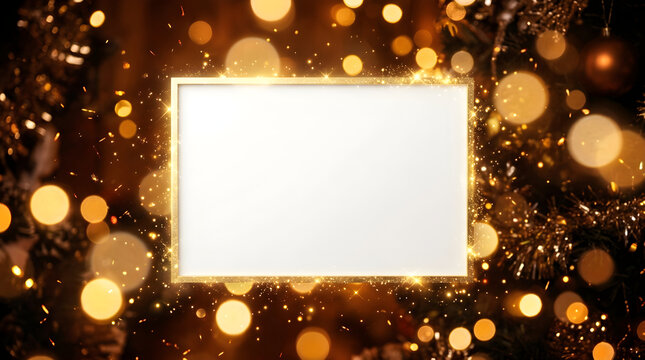 Golden frame