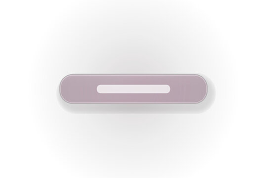 Frosted glass primary CTA button with glow. Isolated transparent PNG glassmorphism UI overlay for Photoshop and video.