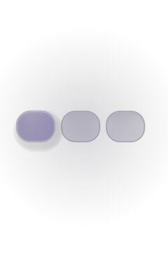 Glass bookmark save button with ribbon icon. Isolated transparent PNG glassmorphism UI overlay for Photoshop and video.