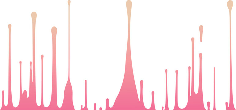 Upward ink splash vector illustration draw