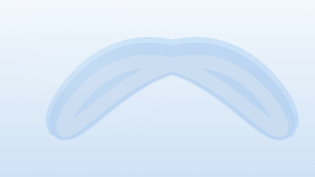 Abstract blue infinity loop graphic motion background animation with light blue glowing lines creating endless loops seamlessly
