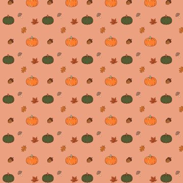 Autumnal Charm: Peach Grove