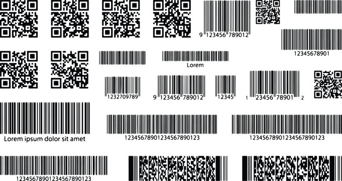 Barcode, a collection of various linear and two dimensional scannable code symbols for retail