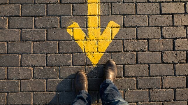 A person stands before a vibrant ukrainian flag mural painted on a weathered brick wall showing support and solidarity