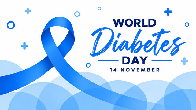  World Diabetes Day Awareness Banner Vector   
