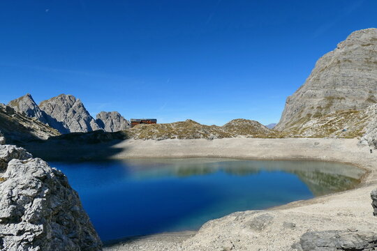 Der Laserzsee in den Lienzer Dolomiten