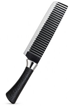 Professional comb with fine teeth for precise hair styling and