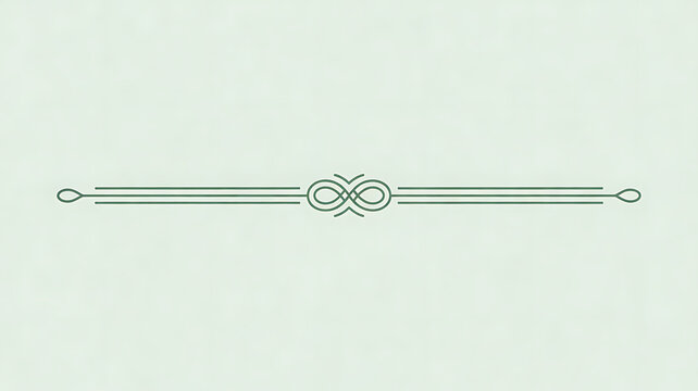 divider line green vector isolated for border of paragraph of text. separator art horizontal shape to separate graphic ornament of illustration. simple element design of minimal frame for certificate