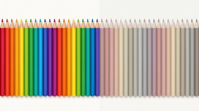 Comparing Normal and Color Deficient Vision With Pencils