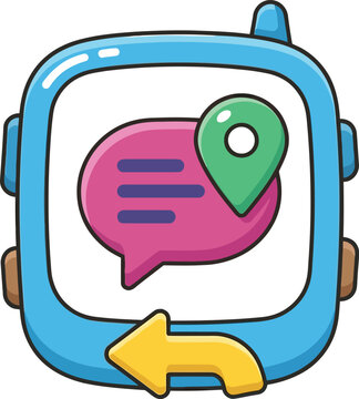 Location Tracking and Delivery Navigation App Icon