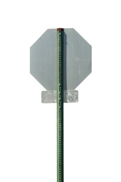  the back of a stop sign Isolated on transparent background&nbsp;