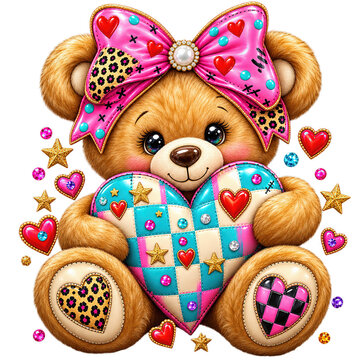 teddy bear with heart