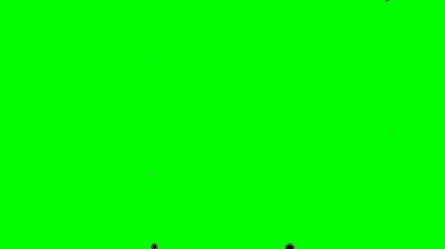 A 6-second 4K 60fps anime mecha beam saber transition slicing horizontally through a glowing honeycomb hex barrier with telemetry overload and pixel voxel dissolution on chroma green screen.