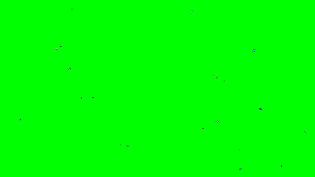 A 6-second 4K 60fps anime dual-blade X-slash transition with colliding cyan energy beams, 4-way quadrant plate fracture, diamond shockwaves, and clean chroma key green screen.