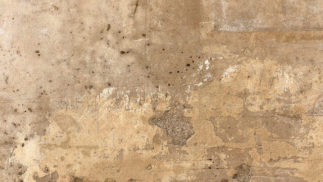 Old concrete wall showing weathered texture and grunge surface