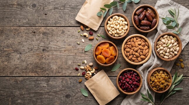 Assorted Premium Roasted Nuts in Terracotta and pistachios, pecans, and hazelnuts&mdash;served in minimalist porcelain and handcrafted terracotta clay bowls