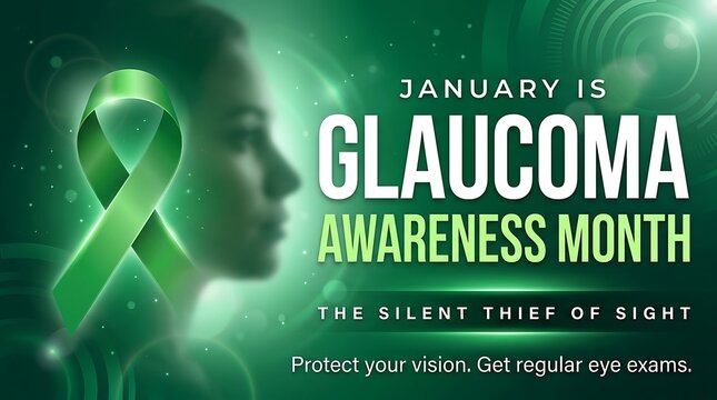 Glaucoma awareness month poster design