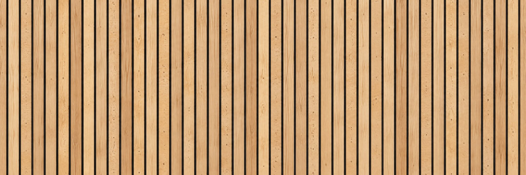 Modern vertical wood slat wall texture, light oak timber battens background for interior design, architectural wooden paneling with linear slats, minimalist timber cladding for home decor.