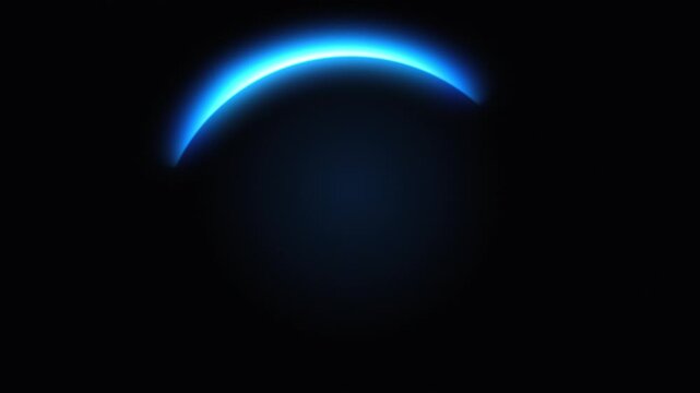 Digital Solar Eclipse Hitech Technology Cinematic Seamless Loop
Glowing background of a beautiful halo of shining and flickering light outline over dark planet in a seamless loop
