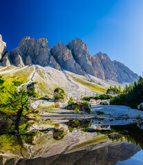  Odle (Geisler) - Panorama na szczyty górskie Dolomitów - jesień 2026, szlak Adolfa Munkela © grzegorz_pakula