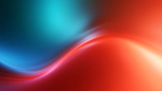 Abstract Vibrant Wave with Red and Blue Gradient Flow