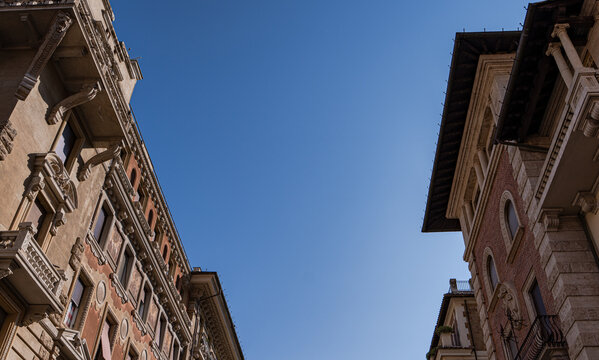 Famous neighbourhood of Gino Coppede in  Italian capital city, Rome