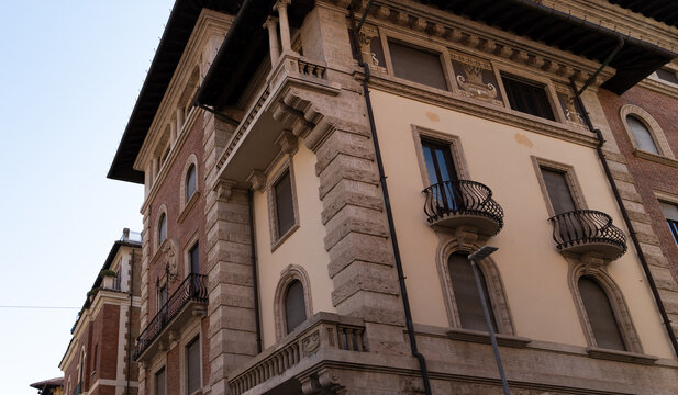 Famous neighbourhood of Gino Coppede in  Italian capital city, Rome