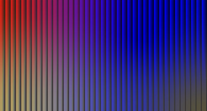 Abstract background featuring vertical lines with a vibrant gradient transition from red to purple and deep blue