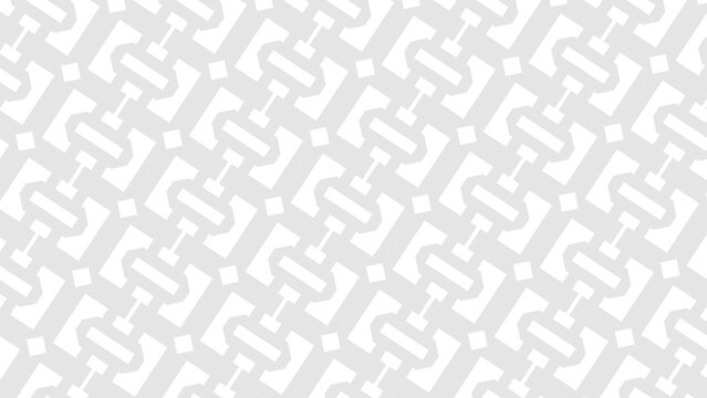 Seamless geometric Islamic pattern background in light gray and white with repetitive abstract elements and symmetrical design for modern wallpaper