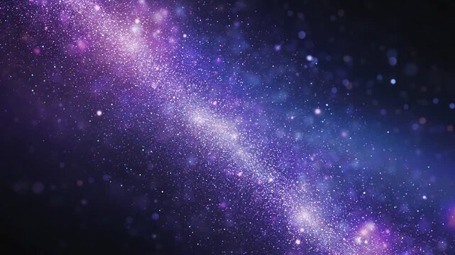 Glitter Loop With Dust Drifting Diagonally And Gradient Tones Shifting Smoothly In Soft Motion