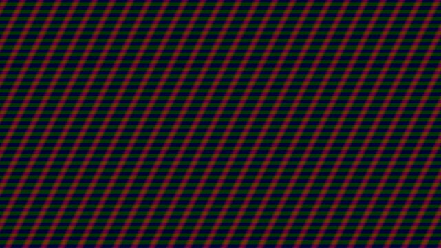 Quantum high contrast digital phase interference glitch with alternating bit inversion ribbon and moire noise fringe.