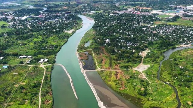 Departing Honiara