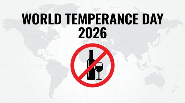 Global alcohol abstinence awareness day graphic.