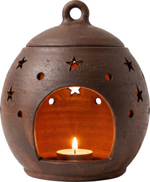 Dark Round Handled Light Vessel Cutout