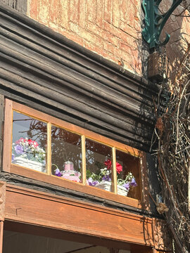 window in the old town
