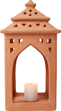 Tall Stepped Shrine Light Vessel Cutout