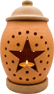 Star Pierced Round Light Vessel Cutout