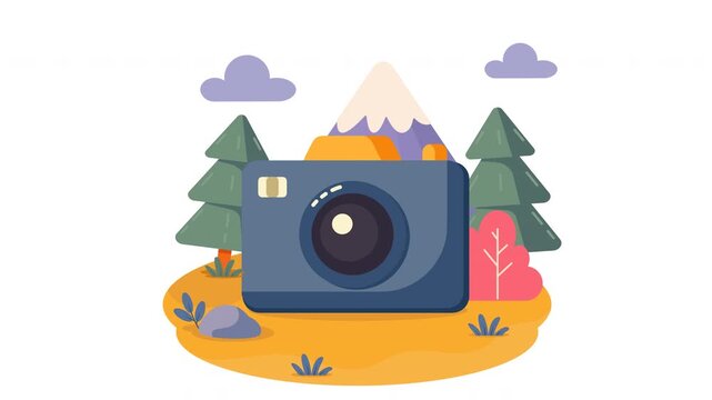 Camera traveling and explore the nature