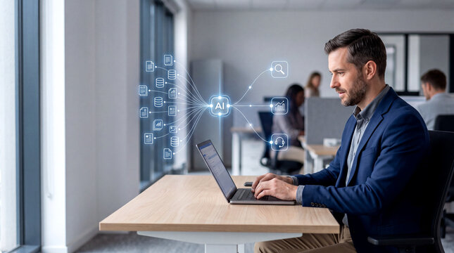 AI enterprise knowledge management and intelligent business information system