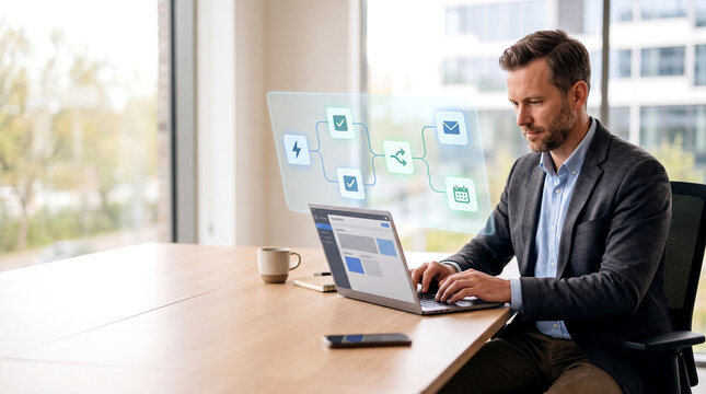 No code business automation and visual digital workflow technology