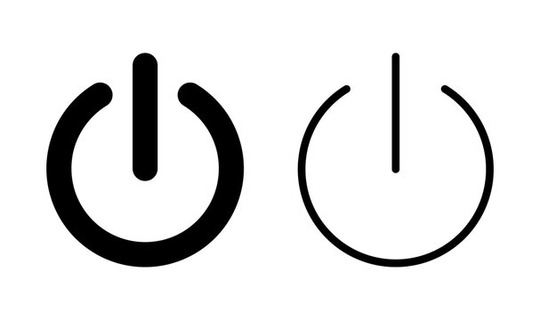 Power icon vector. Power Switch Icon. Energy icon