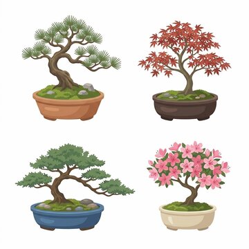 Bonsai tree collection