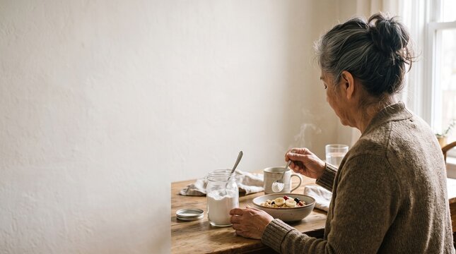 Healthy Aging Strength Supplement Routine at Breakfast