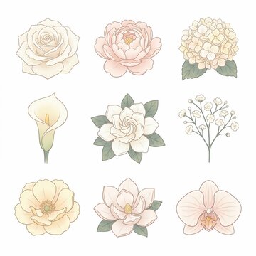 floral vector collection