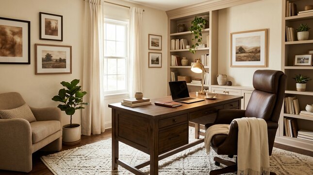 Cozy home office