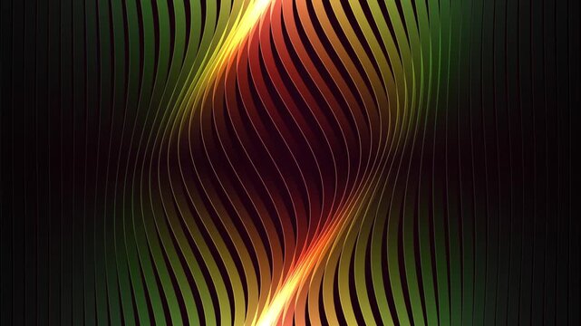 Abstract Wave Interference Light Patterns
