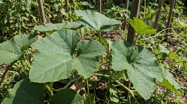 Pumpkin Leaves Garden
