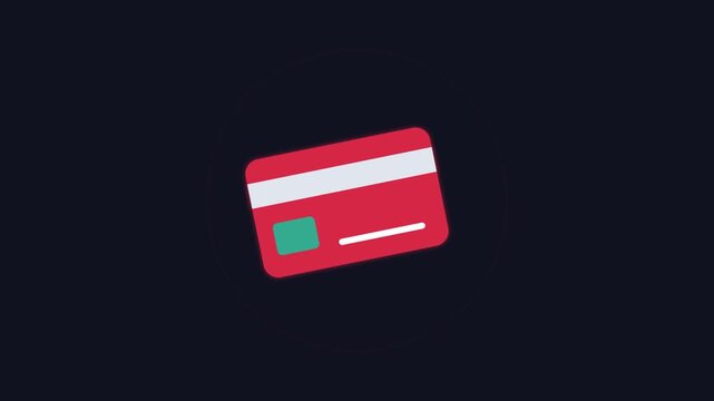 Three Credit Cards Floating Dark