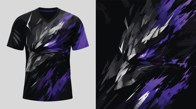 Robotic wolf head esport jersey print sublimation design.