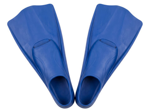 Pair of Blue Swim Fins